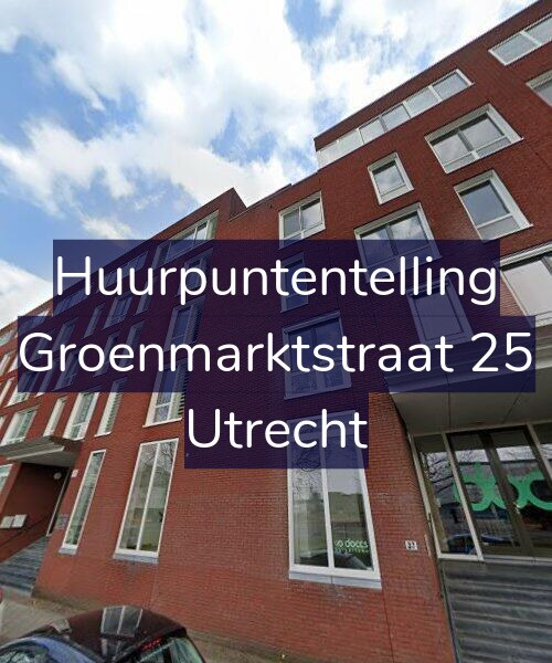 Foto gevel Huurpuntentelling voor Groenmarktstraat 25, Utrecht