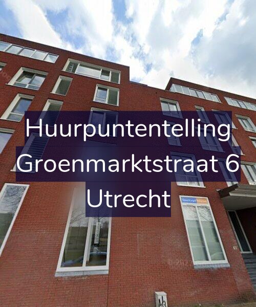 Foto gevel Huurpuntentelling voor Groenmarktstraat 6, Utrecht