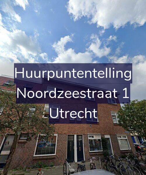Foto gevel Huurpuntentelling voor Noordzeestraat 1, Utrecht
