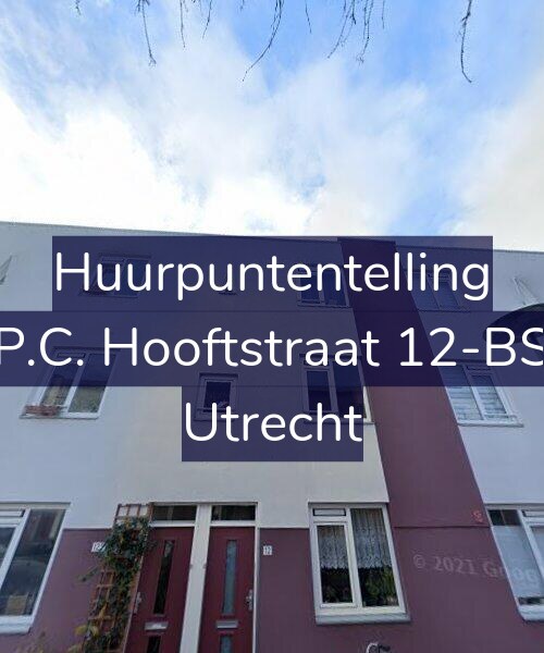 Foto gevel Huurpuntentelling voor P.C. Hooftstraat 12-BS, Utrecht