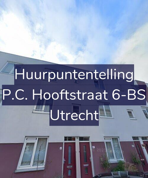 Foto gevel Huurpuntentelling voor P.C. Hooftstraat 6-BS, Utrecht