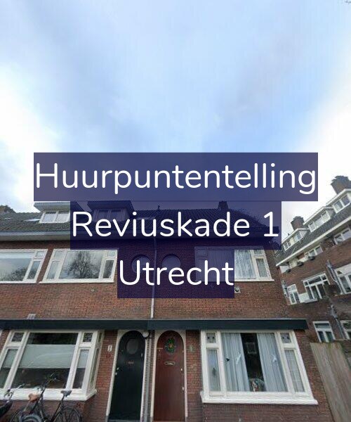 Foto gevel Huurpuntentelling voor Reviuskade 1, Utrecht