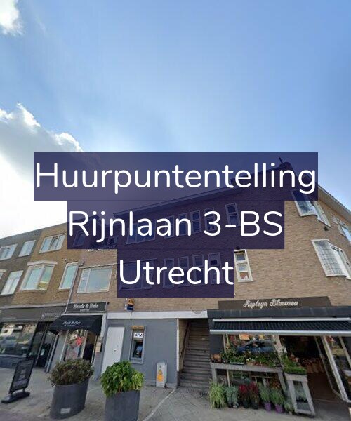 Foto gevel Huurpuntentelling voor Rijnlaan 3-BS, Utrecht