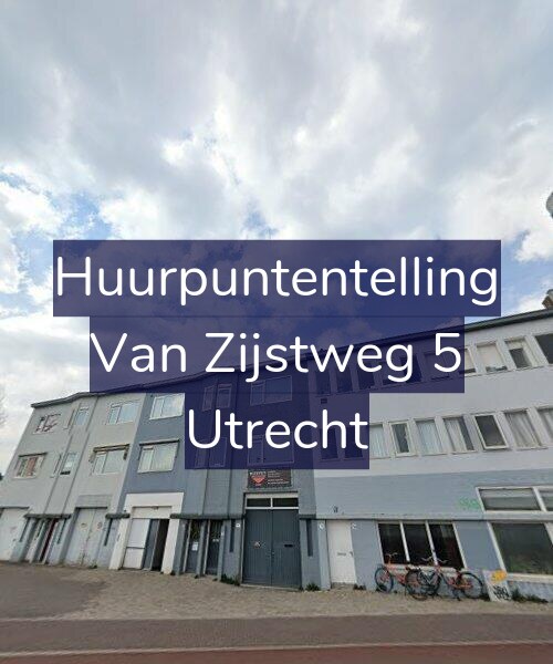 Foto gevel Huurpuntentelling voor Van Zijstweg 5, Utrecht