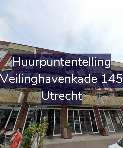 Foto gevel Huurpuntentelling voor Veilinghavenkade 145, Utrecht
