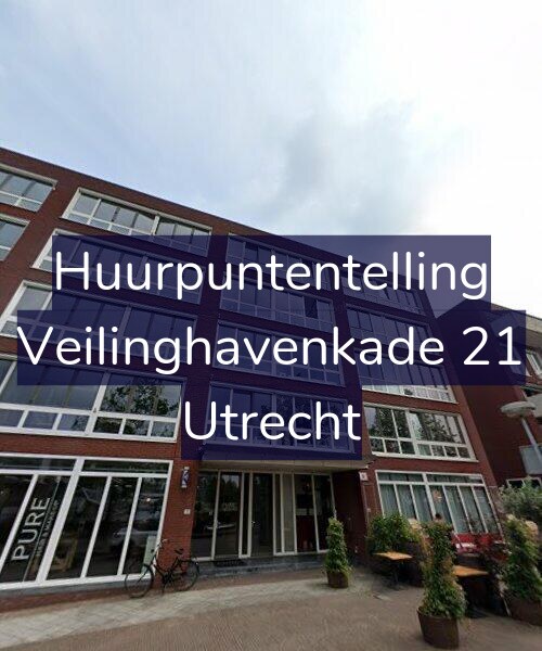 Foto gevel Huurpuntentelling voor Veilinghavenkade 21, Utrecht