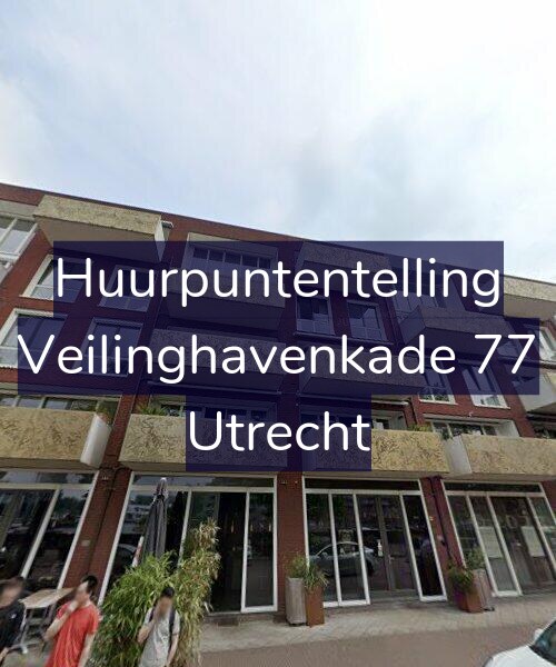 Foto gevel Huurpuntentelling voor Veilinghavenkade 77, Utrecht