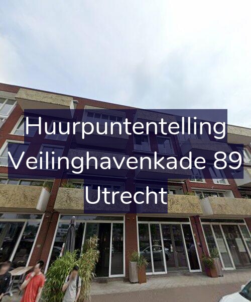 Foto gevel Huurpuntentelling voor Veilinghavenkade 89, Utrecht