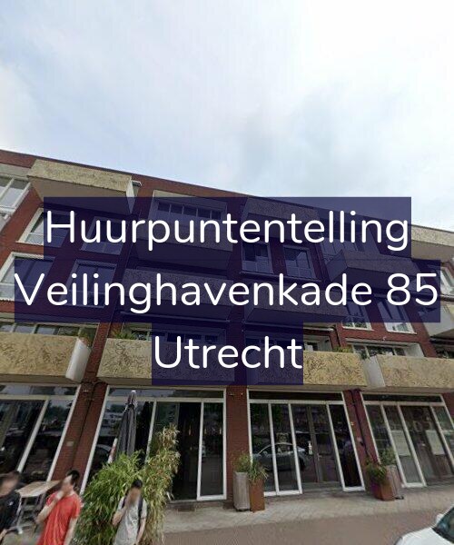 Foto gevel Huurpuntentelling voor Veilinghavenkade 85, Utrecht