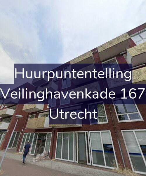 Foto gevel Huurpuntentelling voor Veilinghavenkade 167, Utrecht