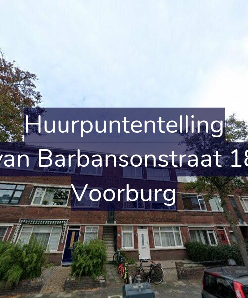 Foto gevel Huurpuntentelling voor van Barbansonstraat 18, Voorburg
